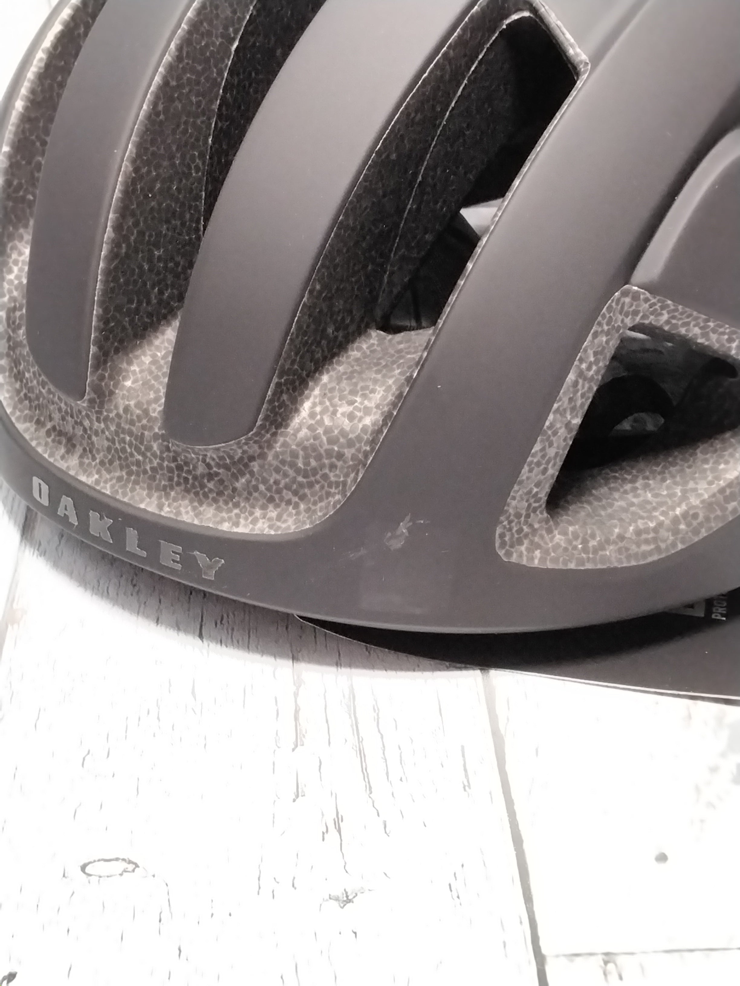 Oakley ARO3 Blackout Bike Helmet, Sz L *OPEN BOX/NEW* (7851060265198)